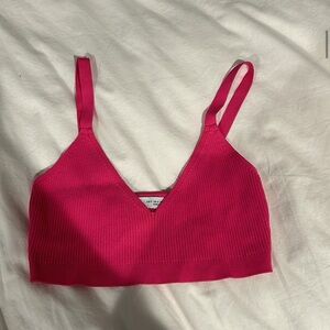 Zara pink bra top